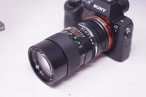 SONY E MOUNT ADAPTED 135MM F2.8 Vivitar LENS ALL A7 NEX A6000 A5000 - Picture 1 of 12