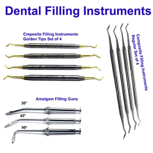 Dental Laboratory Restorative Filling Instruments Lab Composite Flat Plastic  - Picture 1 of 15