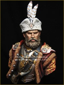 Young Miniatures - Poland Hussar Nobleman  - 1/10th Resin Bust - YH1849 - Picture 1 of 9