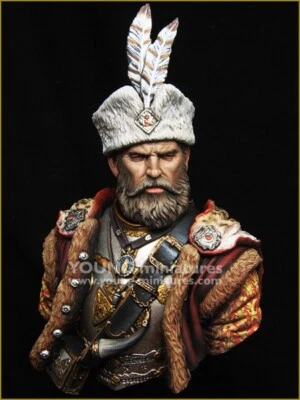 Young Miniatures - Poland Hussar Nobleman  - 1/10th Resin Bust - YH1849 - Image 1 of 4