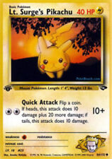 Pokemon - Lt. Surge's Pikachu - 84/132 - Common - 1st Edition - Gym Challenge - 