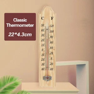 Classic Thermometer Temperature Indoor Celsius Fahrenheit Mountable - Picture 1 of 2