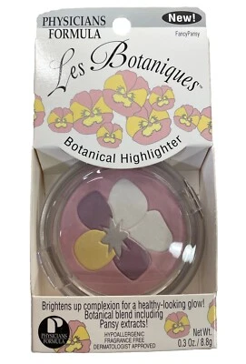 Vtg Physicians Formula Les Botaniques Highlighter Fancy Pansy 3256 New Old Stock - Image 1 of 4