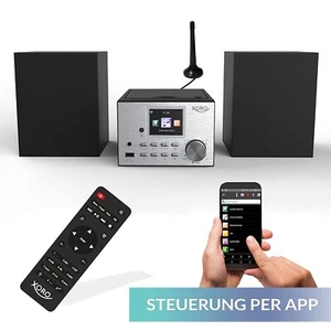 Internetradio Xoro HMT 500 mit WLAN DAB+ CD-Player Bluetooth MP3 UKW WEB Radio - Bild 1 von 7