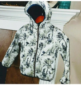 Boys size 6 navy jacket IKKS reversible - Picture 1 of 5