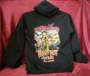 Six Flags Fright Fest Halloween Hoodie Size XL Youth - Picture 1 of 4