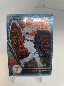 2021 Panini Prizm Draft Blue Velocity Max Ferguson #PDP160 Boston Red Sox Signed - Picture 1 of 2