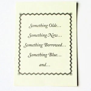 Lucky Sixpence "Origin of Wedding Rhyme©" Wedding Card King George VI GRI Coin - Picture 1 of 10