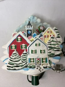 Vintage Weihnachten Santa und Rentier Bradford Bewegung Baumspitze Topper leuchtet - Bild 1 von 20