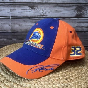 Ricky Craven #32 Tide Racing Snapback Hat Cap Blue Adjustable NASCAR Downy Vtg - Picture 1 of 9