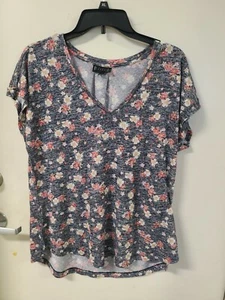 Suéter Pullover Floral Ligero Bobeau - Talla L - Imagen 1 de 4