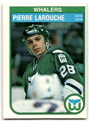 1982-83 O-PEE-CHEE #125 PIERRE LAROUCHE WHALERS - Image 1 of 2