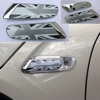 Inserto frecce laterali Side Scuttles Union Jack Black per MINI COOPER F56 F55 F57  - Immagine 1 di 4