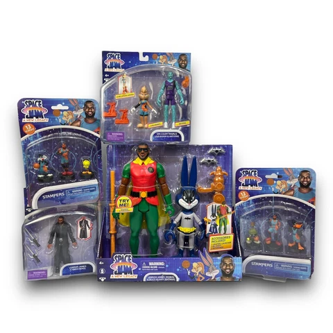 Space Jam A New Legacy Action Figure Lot of 5 LeBron James Bugs Bunny Lola Bunny Cover