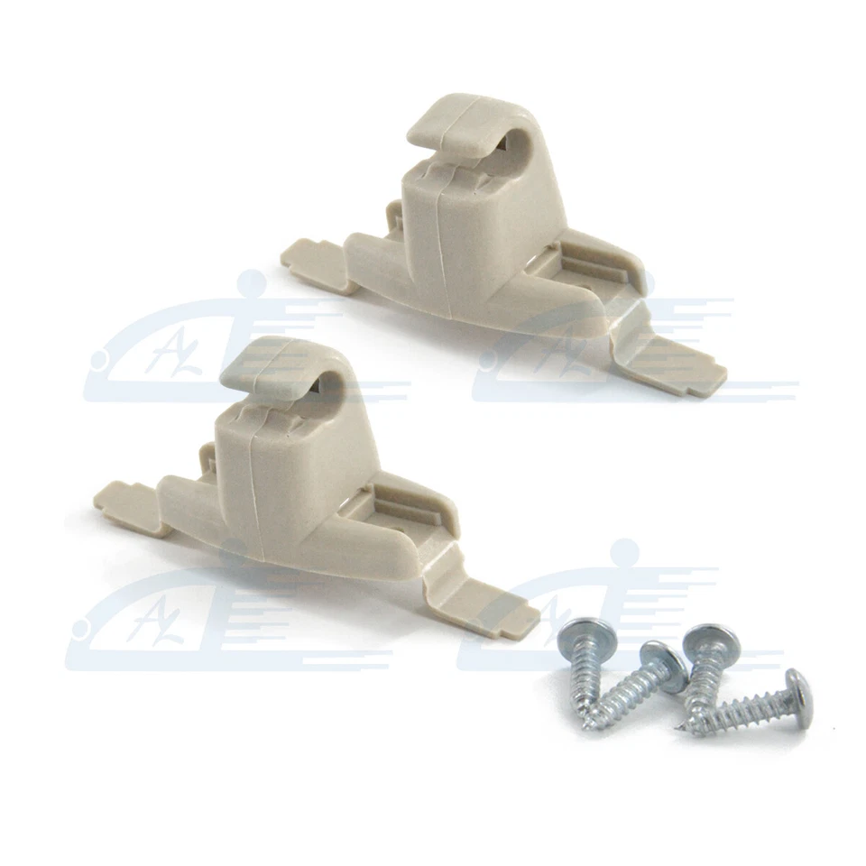 2 peças suporte clipe para viseira solar bege para BMW E46 328Ci 328i 330i 330Ci 330xi - Imagem 1 de 4