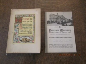Guide To The Franciscan Monastery Washington DC 1934 5th Ed. + Pamphlet PB - Imagen 1 de 12