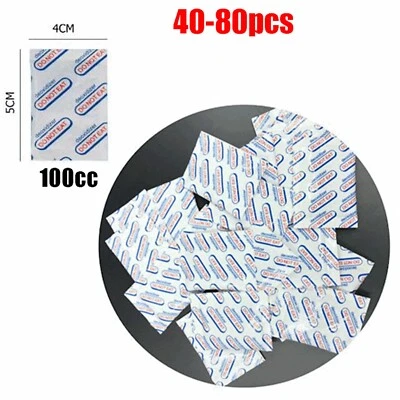 40-80pcs Oxygen Absorbers Premium 100CC FRESH Long Term Food Storage Food Grade