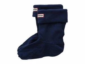 Hunter L14212 Unisex Navy Short Fleece Welly Boot Socks Size L - Picture 1 of 2