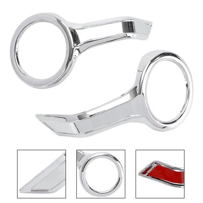 Chrome Fog Light Trim Rings Case for HONDA Goldwing GL1800 F6B 2018-2021 A Foto 1 de 4