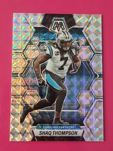 2023 Panini Mosaic Shaq Thompson Carolina Panthers Silver Mosaic Prizm - Bild 1 von 2