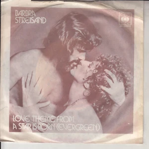 BARBRA STREISAND  Evergreen (Theme from A Star Is Born) PICTURE SLEEVE 7" 45 NEW - Picture 1 of 4