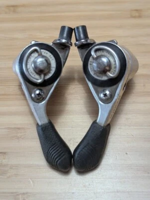 Vintage SUNTOUR "Power" ratcheting friction thumb Shifters WR. Made in Japan .. Foto 1 de 4