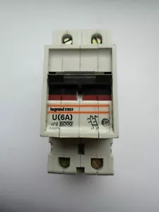 LEGRAND 6A 6 AMP DOUBLE POLE 01933 MCB CIRCUIT BREAKER. - Imagen 1 de 1