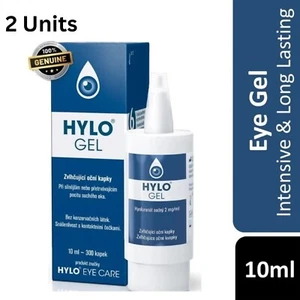 2x Hylo Gel 10ml Hyaluronic Ursapharm Eye Drops Effective Chronic Free Shipping - Picture 1 of 12