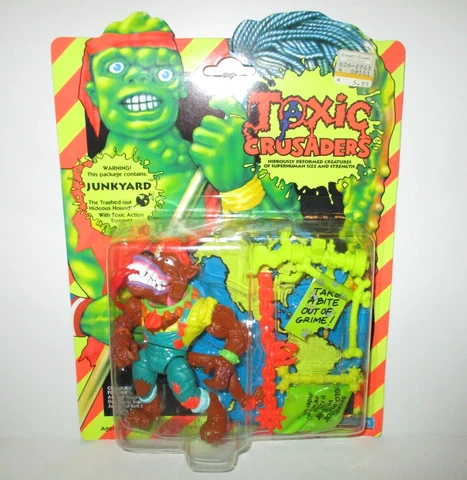 Playmates Toxic Crusaders Junkyard Action Figure 1991 Troma Inc Cover