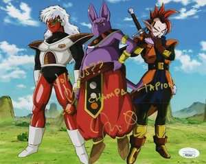 Jason Liebrecht Signed Champa Tapion Jeice 8X10 Photo Dragonball JSA Coa - Picture 1 of 1