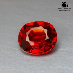 1.82 Ct Striking ! Rare Coke Red Spessartite Garnet From Namibia - Picture 1 of 8