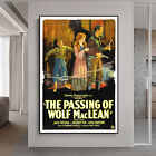 GV4503 Movie Poster The Passing of Wolf Great Vintage Film Silk Cloth Deco