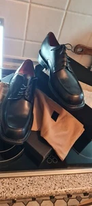Boss Herrenschnürschuhe schwarzes Glattleder, UK-Gr. 10 (EU 44) - Bild 1 von 10