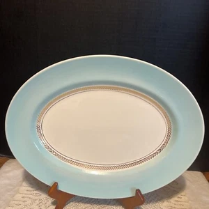 American Limogies -Federal Araby Blue-13 3/4” Serving Platter - Picture 1 of 10