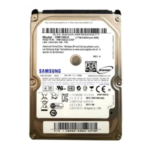 Samsung 1TB HM100UI 5400 RPM 8MB SATA 2.5" Internal HDD Hard Drive 12.5mm - Afbeelding 1 van 4