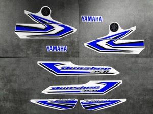 06' 2006 Yamaha Banshee Blue/White Decals Stickers Quad Graphics 10pc graficos - Picture 1 of 3