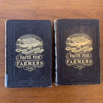 Facts for Farmers - Volumes I & II by Solon Robinson / 1866 Illustrated - Image 1 of 4