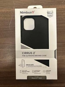 Nimbus9 Cirrus 2 Custodia per iPhone 12 e iPhone 12 Pro Nera Cover Nuova 7E - Foto 1 di 3