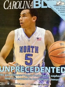 North Carolina UNC Tar Heels Magazine Blue 2014 Paige Mavunga McDaniel - Picture 1 of 23