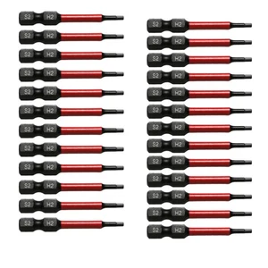 TMAX 25pc Hex Head Allen Wrench Screwdriver Insert Bit Set,H2.0, 1/4 " Hex-Shank - Picture 1 of 4