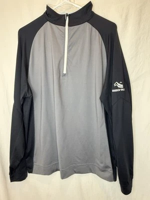 FJ Footjoy Men’s 1/4 Zip Golf Pullover Longsleeve Size M Gray Shadow Valley - Image 1 of 4