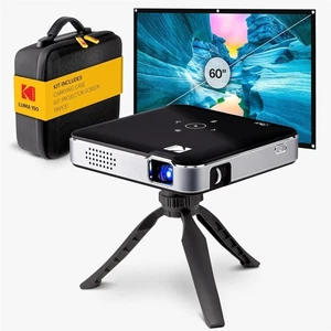 Kodak Luma 150 Pico Projector Bundle with 60" Screen, Tripod & Case (Black) - Picture 1 of 7