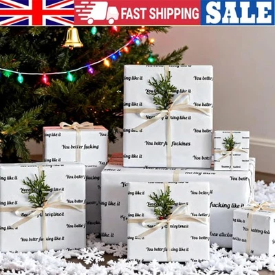 You Better Fucking Like It,Funny Gift Wrap,Rude Wrapping Paper,Sarcastic Wrap - Image 1 of 4