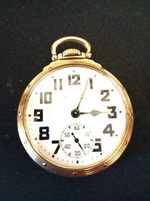 MINTY HAMILTON 992B POCKET WATCH, RAILROAD SPECIAL, 21 GOLD SET JEWELS - Image 1 of 4