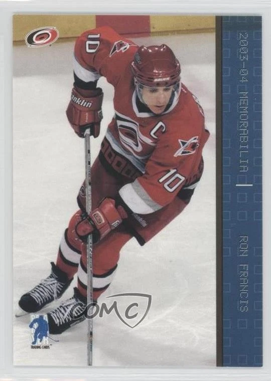 2003-04 ITG Be A Player Memorabilia Sapphire /100 Ron Francis #78 HOF - Image 1 of 2