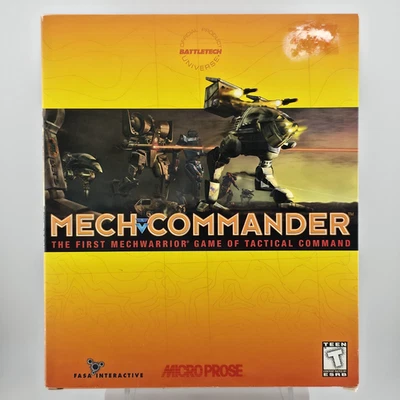 MechCommander, 1998, Big Box, New & Sealed - Image 1 of 4