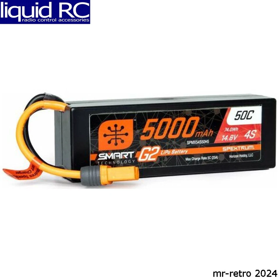 Spektrum SPMX50004S50H5 Smart Hardcase LiPo Battery