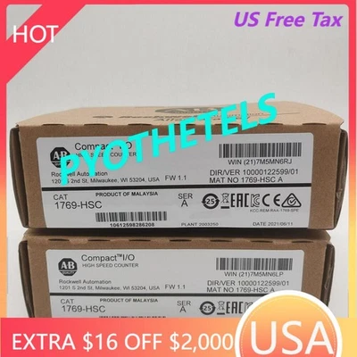 New Allen-Bradley AB 1769-HSC Ser B CompactLogix High-Speed Module 1769HSC - Image 1 of 3