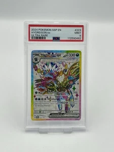 2024 Pokemon Hydreigon ex Surging Sparks Ultra Rare Holo 223/191 PSA 9 - Bild 1 von 3