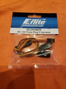 E-flite EFLRYH9TR 60-120 Triple Plug  Y-HARNESS Extension - New - JT25 - Picture 1 of 5